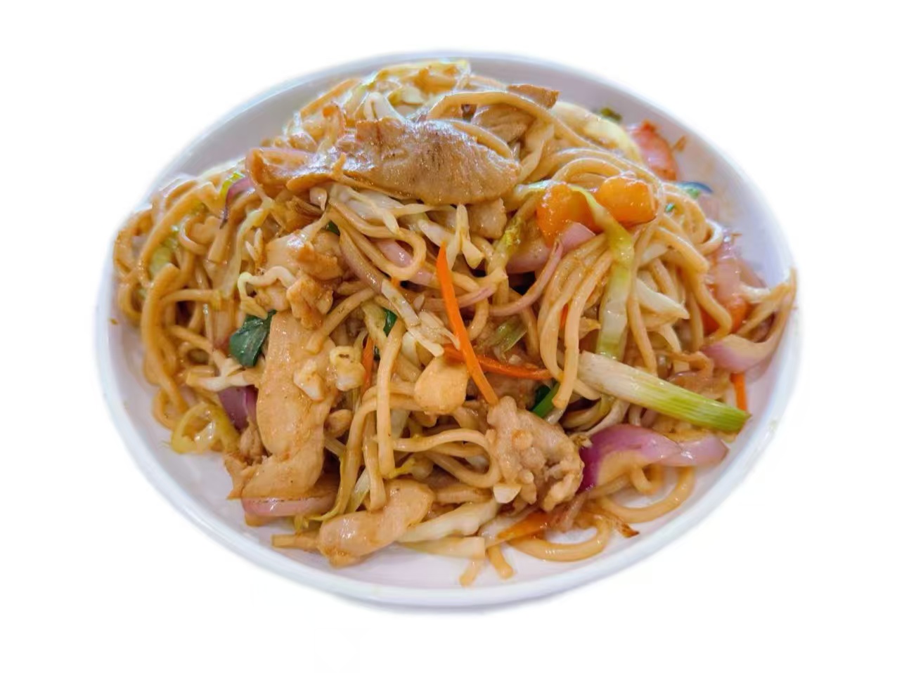 鸡肉炒面